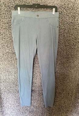 Utopia by HUE Light Blue Denim Jeggings Size L